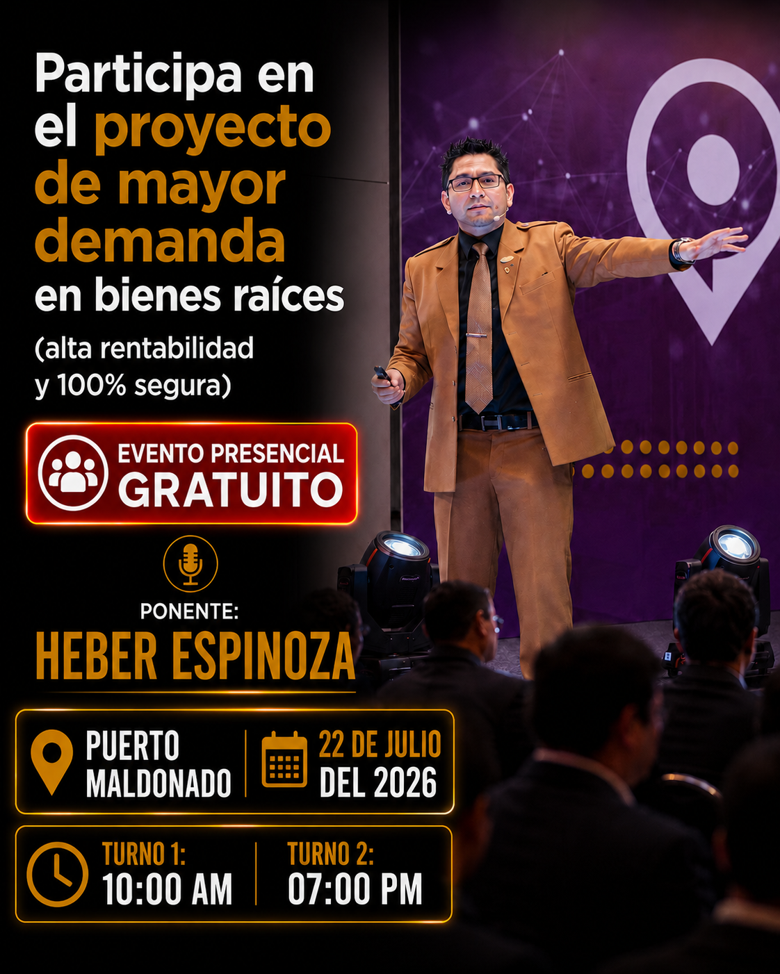 Evento Bienes Raíces Puerto Maldonado